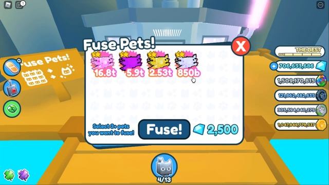 What Happens When FUSE Every (Golden - Rb - Dm) Legendary Astra Axolotl in Pet Simulator X смотреть онлайн