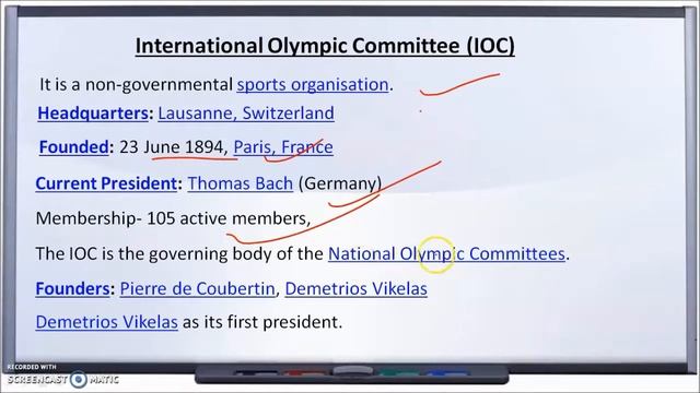 IOC- INTERNATIONAL OLYMPIC COMMITTEE || What is IOC ? || DETAILS || смотреть онлайн