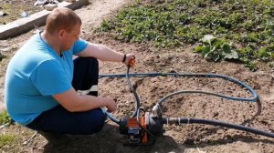 НАСОС ВИХРЬ ПН-900 поверхностный/обзор/ установка/запуск/в эксплуатации с 2017 года!