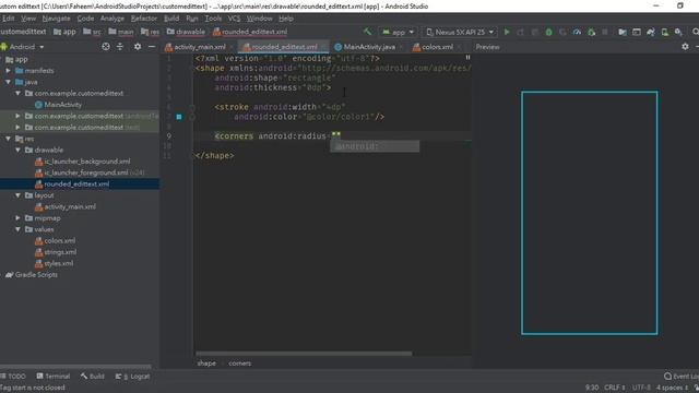 (2019) How to make Custom Edittext in Android Studio || Edittext text Tutorial in English смотреть онлайн