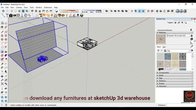 How to import plan from autocad to sketchUp for begginers смотреть онлайн