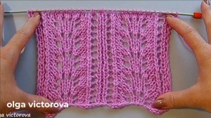 349 АЖУРНЫЕ ДОРОЖКИ СПИЦАМИ Вязание спицами Узоры