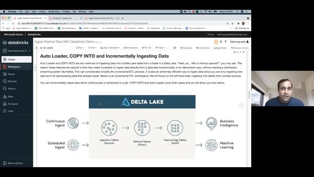 Ingest data into Delta Lake on Azure Databricks смотреть онлайн