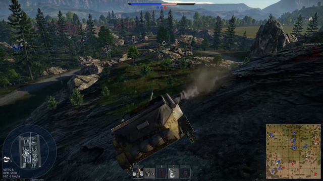 War Thunder-ASU-57 And IS-2 1944 Gameplay Tactics смотреть онлайн