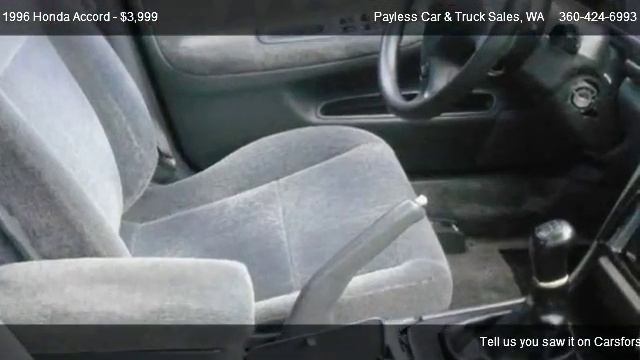 1996 Honda Accord EX 5 Speed - for sale in Mount Vernon, WA 98273 смотреть онлайн