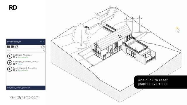 Dynamo Script: Highlight All Warnings at 3D view in Revit смотреть онлайн