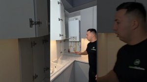 Как скрыть газовый котел на кухне?