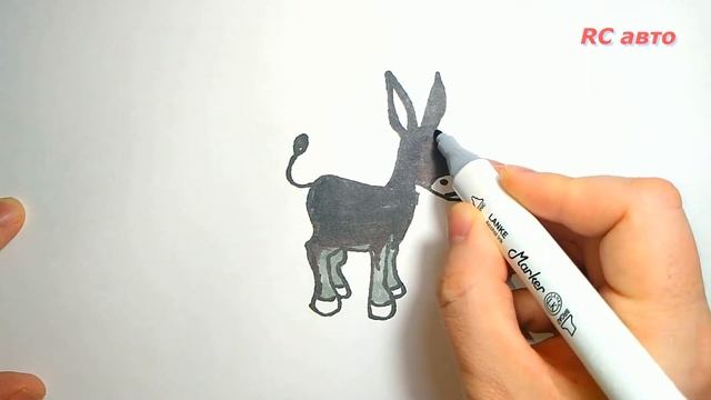 Как БЫСТРО нарисовать осла смотреть онлайн