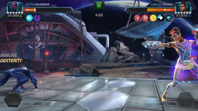 Mcoc Spiderman 2099 vs shuri node 41 aw смотреть онлайн