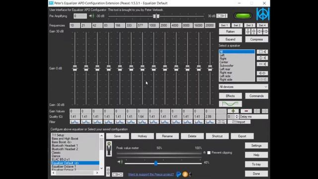 Peace Equalizer - Tutorial 12 Setting and using hotkeys смотреть онлайн