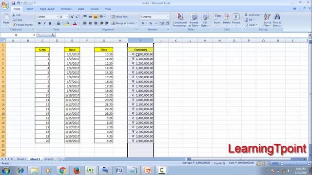 How To Format Numbers || Dates & Time In Excel-Lession-14 смотреть онлайн