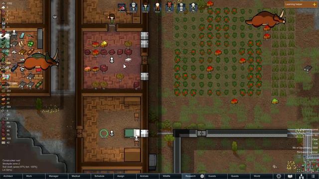 Rimworld Royalty Storyteller Roulette E14: Wood Traps vs Boombat смотреть онлайн
