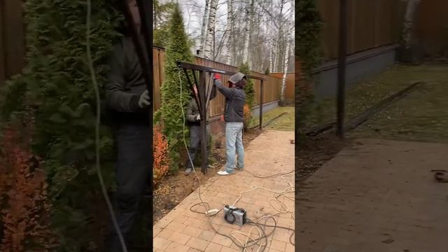 Навес для машины 6*4 | Навесы из поликарбоната Спецкаркас смотреть онлайн
