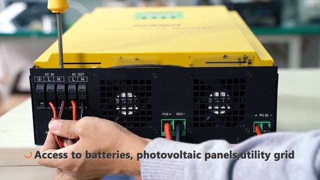 SUOER mppt hybrid solar inverter Works with battery, also can work without battery (VMS-series) смотреть онлайн