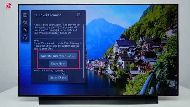 LG TV - How to Do Manual Pixel Cleaning WebOS2223