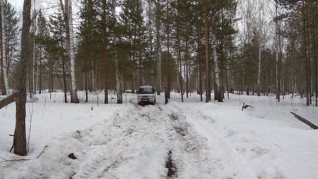 Делика по снегу. Возвращение с охоты. смотреть онлайн