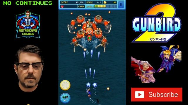 RETRO PLAYS... GUNBIRD 2 ... NO CONTINUES ALLOWED смотреть онлайн