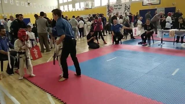 Чемпионат Израиля KWF Родион первый бой смотреть онлайн