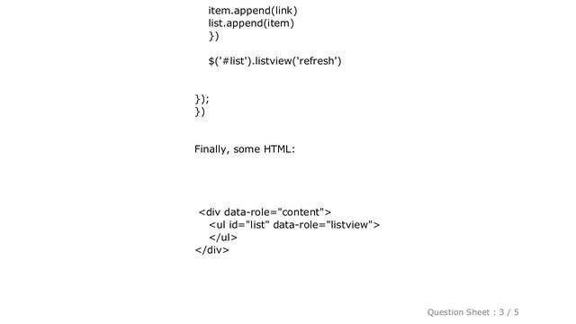 HTML : Trying to populate a list in JQuery from a JSON file. How to debug? смотреть онлайн