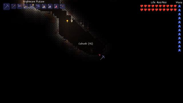 Terraria #25 - ТАИНСТВЕННАЯ КОМНАТА ВОЗЛЕ ПАУЧЬЕГО ГНЕЗДА смотреть онлайн