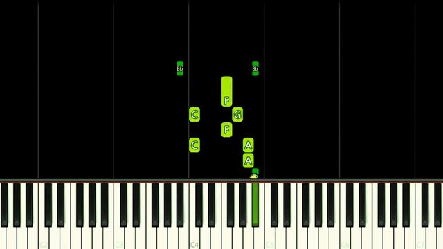 SAVE THE DOGE SONG - EASY Piano Tutorial смотреть онлайн