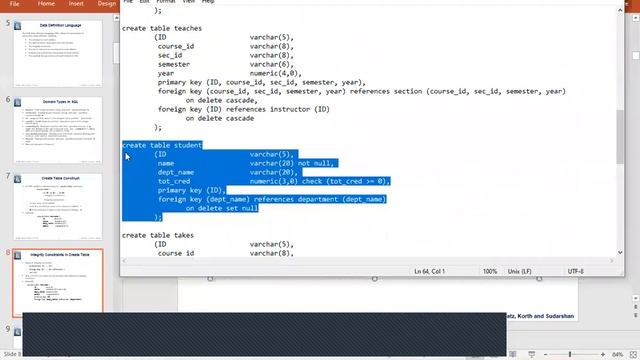 Lecture 05 My SQL Pat 1 смотреть онлайн