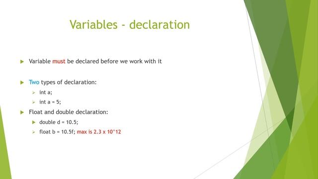 Course Java basics - Variables смотреть онлайн
