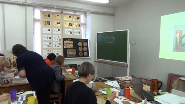 Мастер - класс "Хохломская роспись" 27.03.19г смотреть онлайн