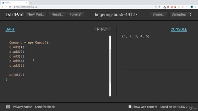 Dart Queue - Dart Programming Course смотреть онлайн