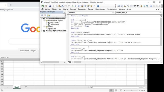 69 excel vba 2019: escribir cuadro de texto y clickear boton en pagina web con macro смотреть онлайн