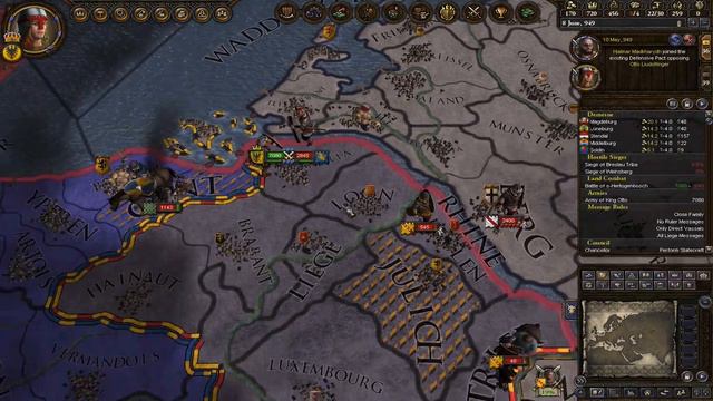 Pagan German Empire - Crusader Kings 2 #4 The Great War смотреть онлайн