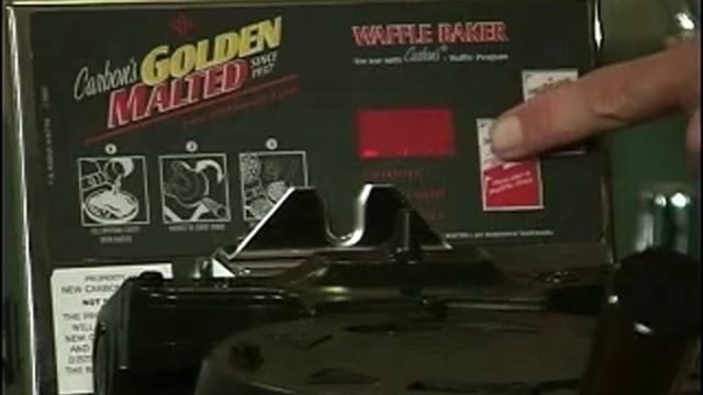Использование вафельницы Carbon's Golden Malted смотреть онлайн