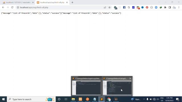 PHP MYSQL RESTFUL CRUD API Development -Fetching all data смотреть онлайн