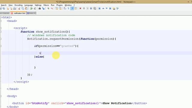 Smart Programming Tricks for beginners (Part 6) Javascript Windows Notification | Web Notification смотреть онлайн