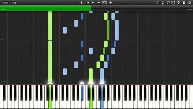 Final Fantasy XV - Sunset Waltz Synthesia Piano MIDI смотреть онлайн