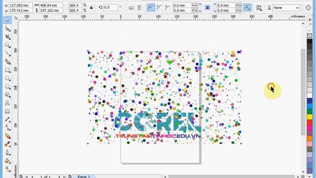Màu PostScript Fill trong Corel, học đồ hoạ online смотреть онлайн