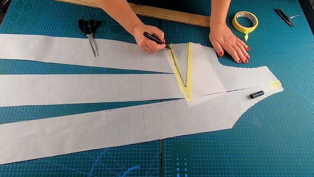 Платье _А_ силуэта. Моделирование раскрой и первая примерка.mp4 смотреть онлайн