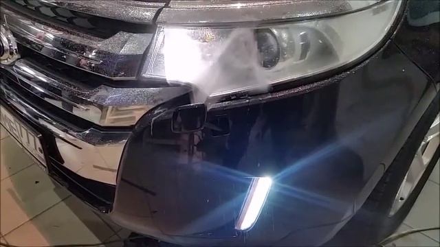 Работа омывателей фар FORD EDGE