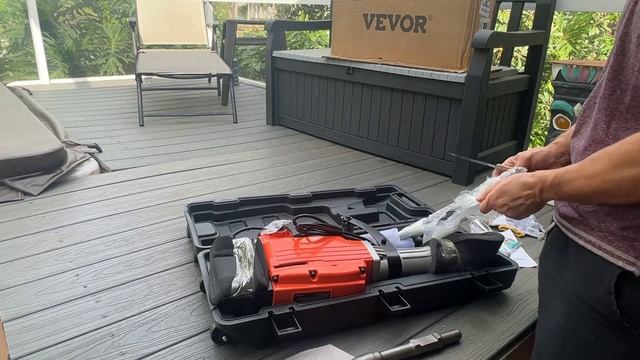 VEVOR Demolition Jack Hammer, 2200W Electric Jackhammer смотреть онлайн