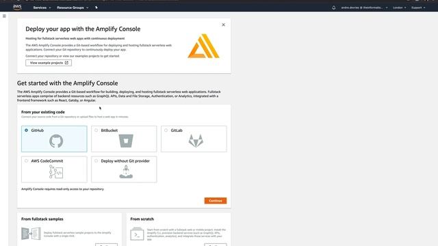 How to deploy a React Application on AWS Amplify смотреть онлайн