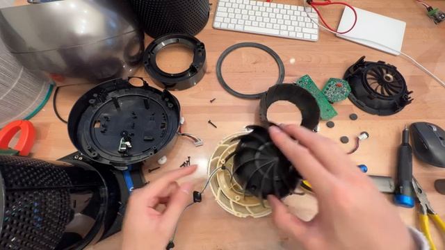 Dyson Pure Cool Me BP01 Full Teardown Disassembly Reassembly Repair Whistling Buzzing Noise Fix смотреть онлайн