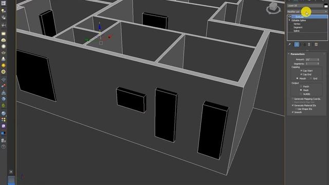 How To Convert AutoCad 2D Into 3D Using 3Ds Max ( Part 1 ) смотреть онлайн