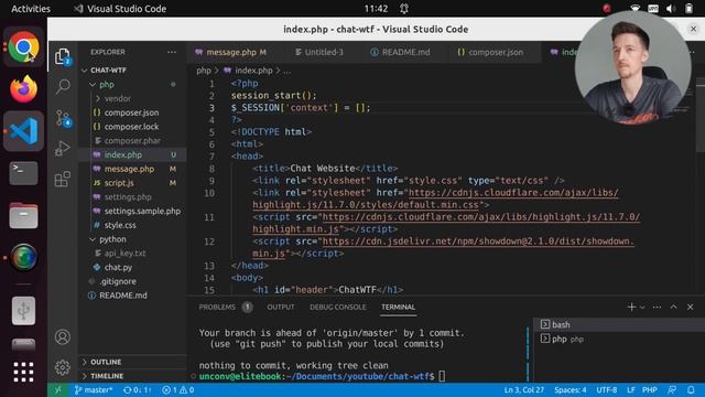 ChatGPT Clone in PHP & JavaScript: Chat history persistence смотреть онлайн