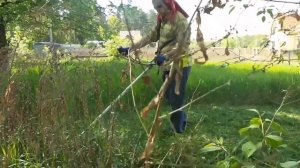 Испытание бензокосарки Oleo-Mac Sparta 25 (61039109E1T)