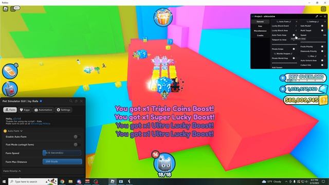 [?LUCKY] Pet Simulator X Script Hack | Auto Farm LUCKY BLOCKS! | Instant Open Eggs | *PASTEBIN 2023 смотреть онлайн