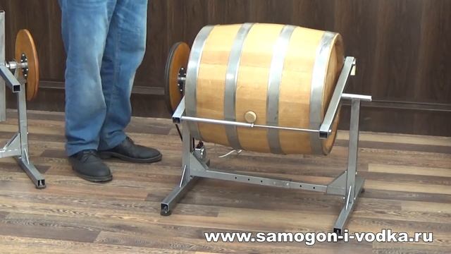 Подготовка дубовой бочки к работе. Бочковращатель для ее вымачивания (сезонирования). смотреть онлайн