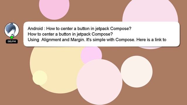 Android : How to center a button in jetpack Compose? смотреть онлайн
