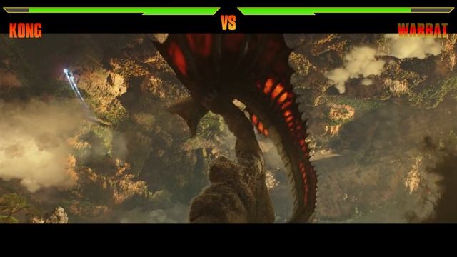 Godzilla Vs Kong But Health Bar Is Enabled | Kong Vs Warbat Battle Scene 4K смотреть онлайн