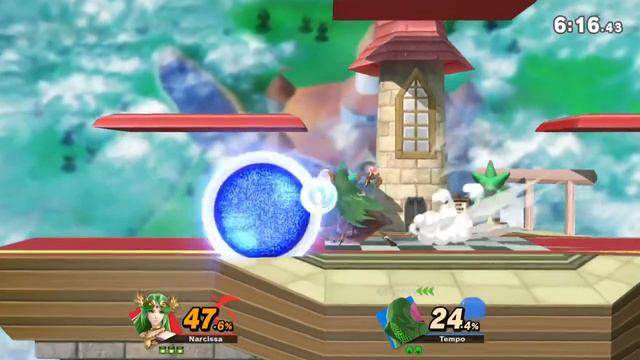 Narcissa (Palutena) Vs Tempo (Little Mac)