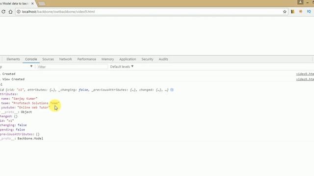 Learn backbone.js tutorial from scratch for beginners(Part 9) Pass Model data to backbone.js Views смотреть онлайн